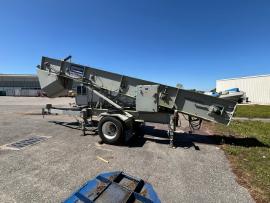 Yard portable Gencor 36'' Slat Conveyor with loadout batcher (3 of 3)