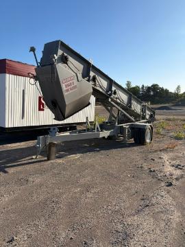 REDUCED PRICE - Yard portable Gencor 36'' Slat Conveyor with loadout batcher (4 of 7)